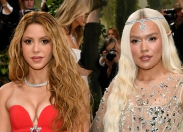 ¿Shakira y Karol G se odian? Exhiben supuesta discordia entre ellas en la MET Gala 2024