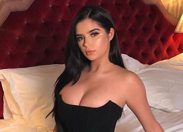 Demi Rose delinea sus curvas con vestido de red en Los Ángeles