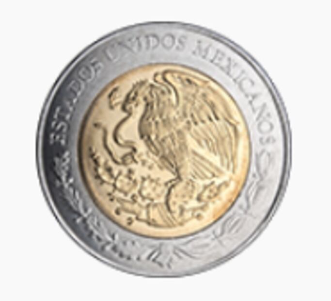 Moneda conmemorativa de la Revolución Mexicana de Francisco Villa de $5 pesos. Foto: Banxico