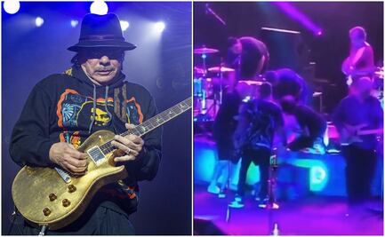 ¿Qué le pasó a Carlos Santana en el escenario? VIDEO
