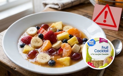Walmart retira 44 mil latas de fruta Great Value por posible contaminación con plomo: revisa si tienes una