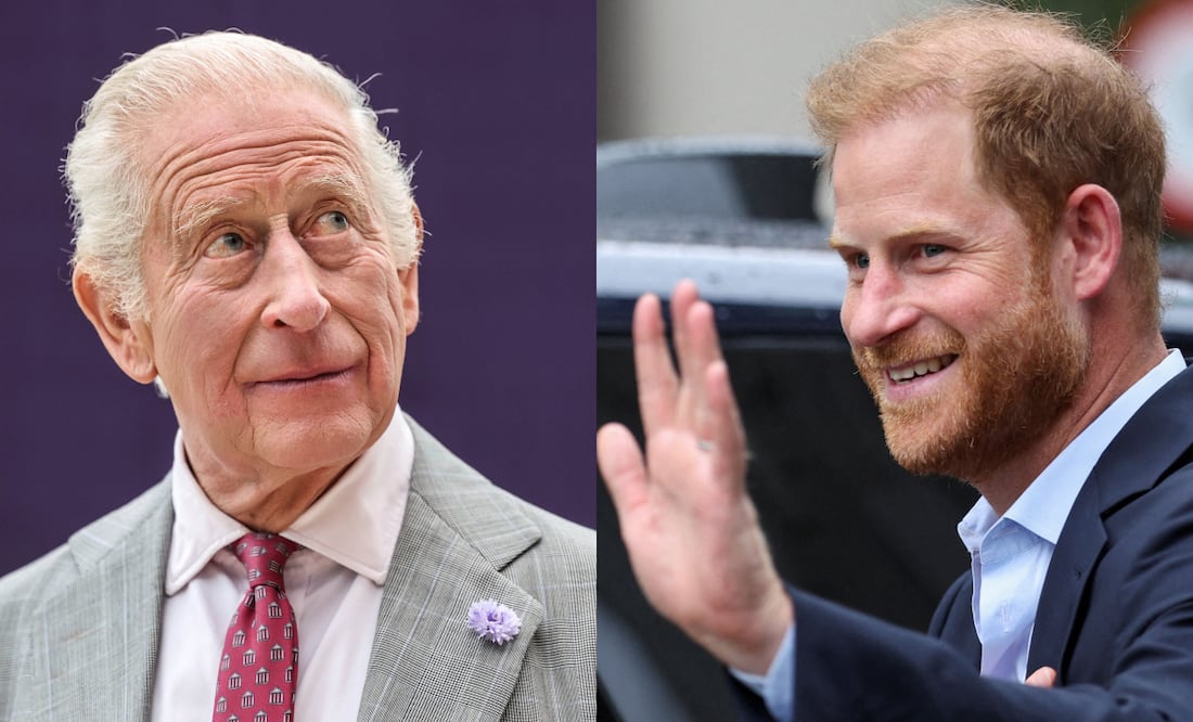 Tras años de tensiones, Harry vuelve a ver a su padre, Carlos III. ¿Se abre la puerta al perdón real? Foto: AP/AFP