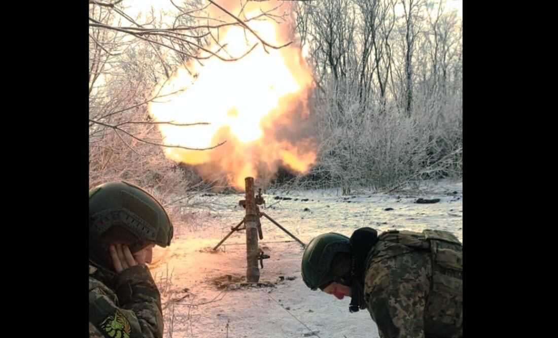 Fuerzas rusas lanzaron bombardeos aéreos de gran envergadura a través de toda Ucrania. EFE