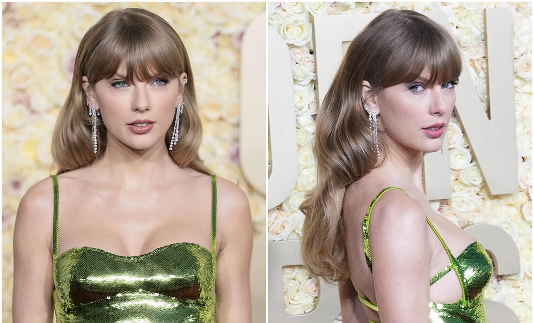 Taylor Swift conquista los Golden Globes con vestido Gucci y levanta especulaciones sobre nueva regrabación. Foto: EFE