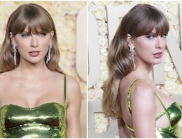 Taylor Swift conquista los Golden Globes con vestido Gucci y levanta especulaciones sobre nueva regrabación