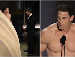 John Cena se lleva la noche de los Óscar 2024 por quitarse la ropa para presentar premio