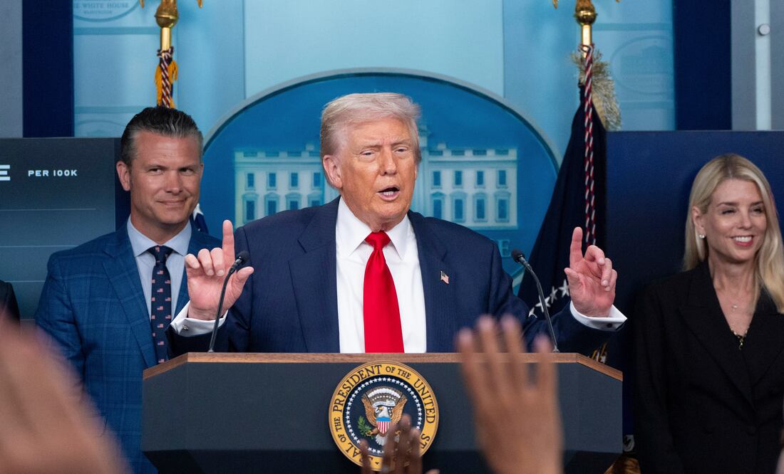 Trump desata debate al incluir a Ciudad de México en lista de capitales “peligrosas”. Foto: AP /Alex Brandon