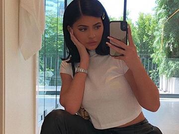 Kylie Jenner arrasa con look de látex negro en Los Ángeles