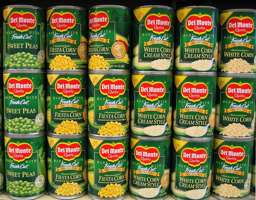 Del Monte Foods se declara en bancarrota tras 139 años: el consumo de alimentos enlatados va en picada   (AP Photo/Ben Margot, file)
