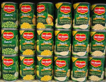 Del Monte Foods se declara en bancarrota tras 139 años: el consumo de alimentos enlatados va en picada