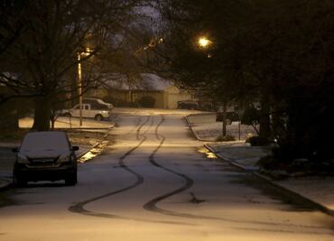 Tormenta de nieve golpea a Texas, Oklahoma y Arkansas