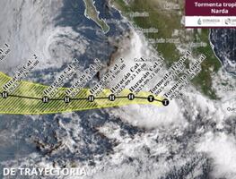 Narda amenaza al Pacífico mexicano: alertan por deslaves, inundaciones y oleaje de hasta 3 metros