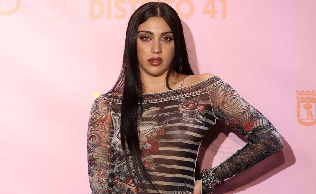 Lourdes León ha mostrado que la tendencia de ropa transparente es una de sus preferidas. Foto: EFE