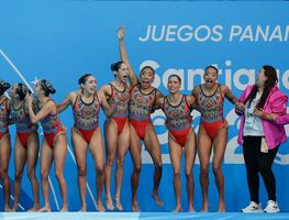 México consigue MEDALLA de ORO panamericana en la natación artística y el pase a París 2024