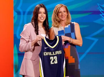 Lou López Sénéchal; la primera mexicana seleccionada en el draft de la liga femenil de la NBA