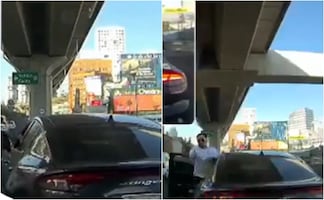 Video viral en CDMX: conductor saca arma y dispara tras cerrón en Santa Fe; captan placas del Kia Stinger