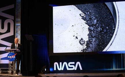 Muestras rescatadas por la NASA del asteroide Bennu contienen carbono y agua