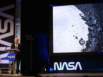 Muestras rescatadas por la NASA del asteroide Bennu contienen carbono y agua