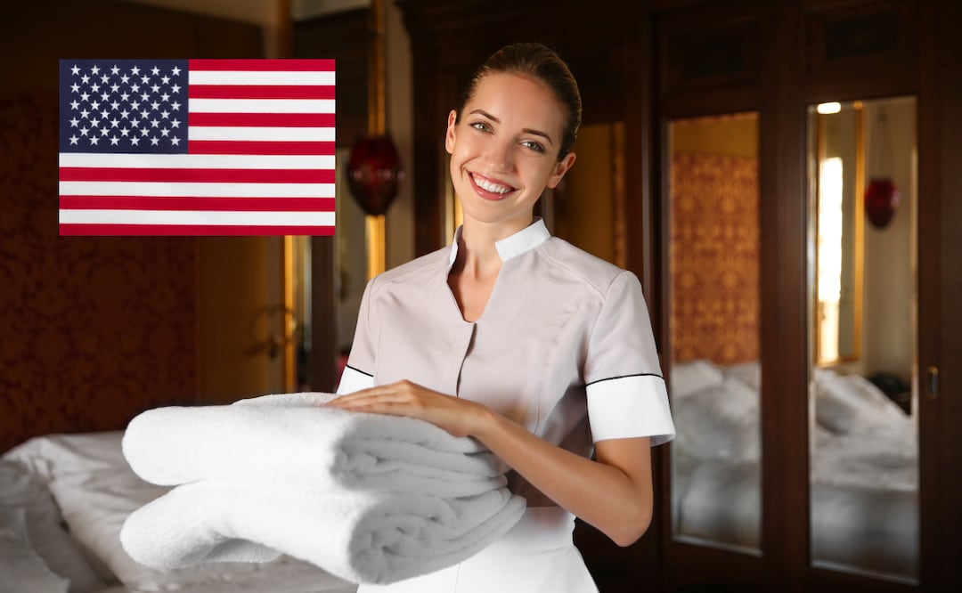 Trabaja como camarista en Estados Unidos; pagan $39,000 al mes y sólo piden secundaria. Foto: Canva