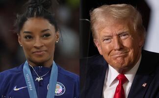 Simone Biles dice que le encanta su "trabajo negro" en una posible indirecta a Trump