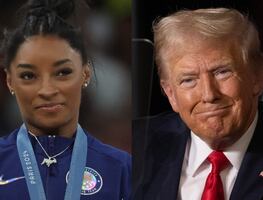 Simone Biles dice que le encanta su "trabajo negro" en una posible indirecta a Trump