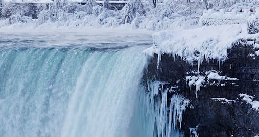 Fotos: Las tormentas invernales congelan las Cataratas del Niágara