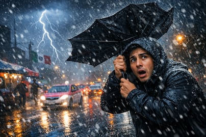 Alerta amarilla: Lluvias con granizo y tormentas eléctricas golpean CDMX hoy