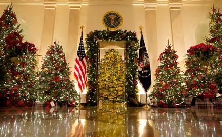 Melania Trump presenta la decoración navideña de la Casa Blanca