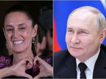 Putin felicita a Claudia Sheinbaum y aboga por la cooperación entre Rusia y México