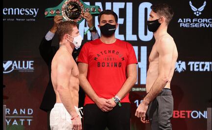 'Canelo' y Smith, frente a frente ante la báscula