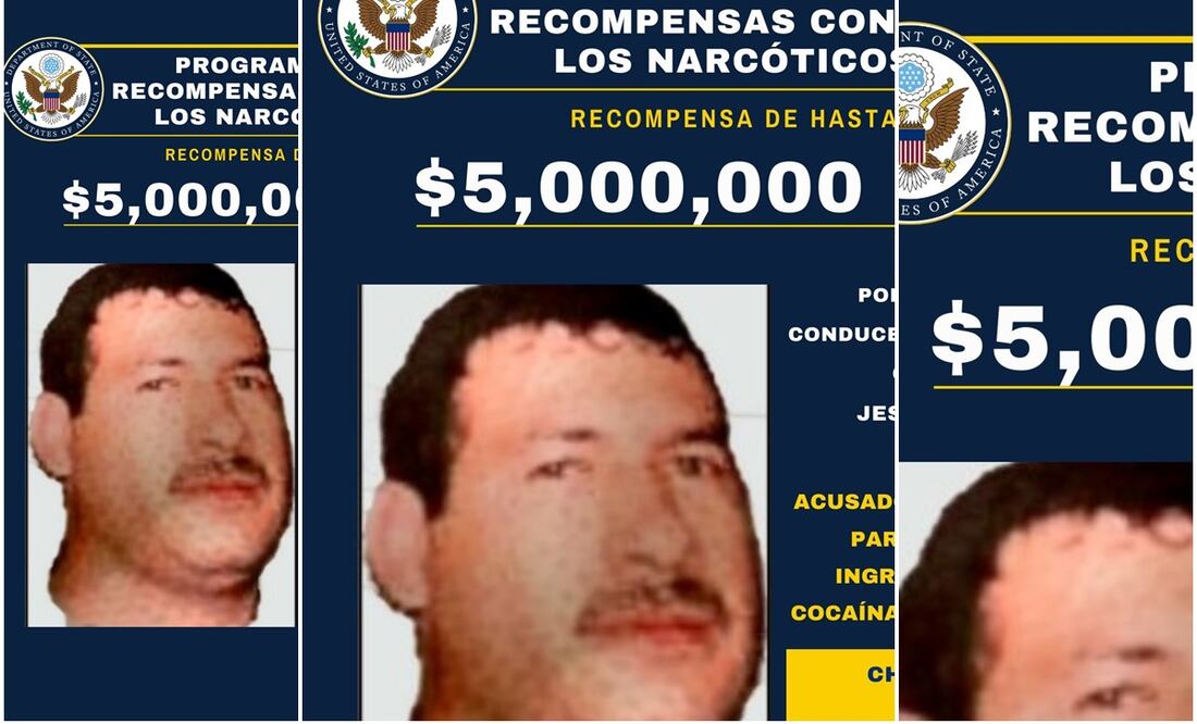 Estados Unidos ofrece 5 millones de recompensa por información del capo mexicano Chuy González. Foto Twitter: @StateINL