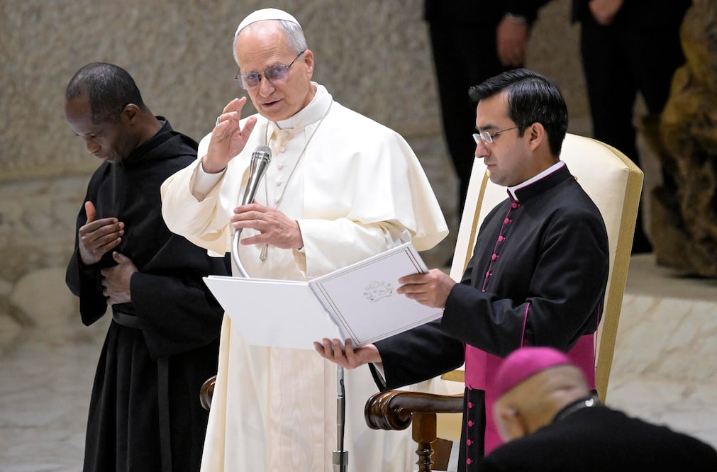 ¿Cuándo visitará México el papa León XIV? Sheinbaum responde. EFE/EPA/RICCARDO ANTIMIANI