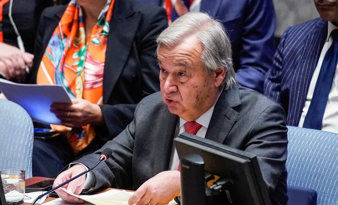 Las palabras del secretario general de la ONU que levantaron la irá de Israel. Foto EFE/EPA/EDUARDO MUNOZ