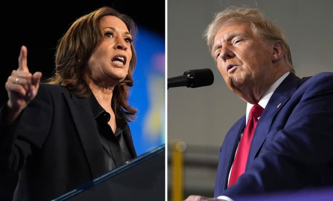 Harris cuestiona salud mental de Trump: “espero que esté bien”. Foto: AP