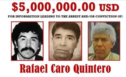 Caro Quintero, de gran capo en los años 80 a el más buscado por la DEA