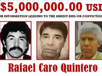 Caro Quintero, de gran capo en los años 80 a el más buscado por la DEA