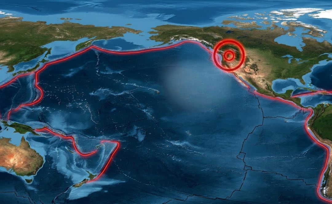 La Tierra se fractura bajo el Pacífico: científicos descubren una ruptura de 75 kilómetros en Cascadia. Foto: IA