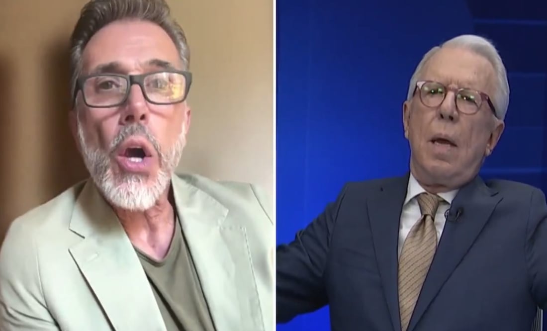Joaquín López-Dóriga y Sergio Mayer protagonizan pelea en vivo: “Esto no es un programa de espectáculos”. Foto: Tomada de X @Radio_Formula