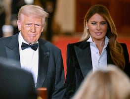 Trump y Melania llegan a Roma para asistir al funeral del papa Francisco