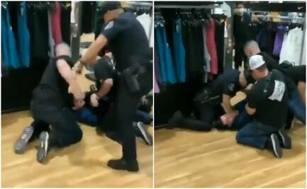 Video. Policías golpean rostro de joven durante violento arresto en California