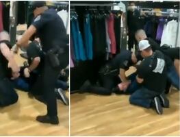 Video. Policías golpean rostro de joven durante violento arresto en California