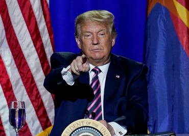 Trump les promete una respuesta "mil veces mayor" a cualquier ataque de Irán