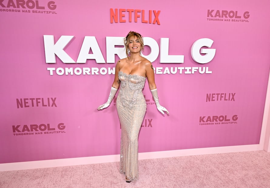 Karol G en Nueva York. Foto: AP.