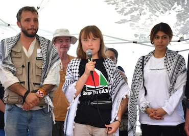 Activista Greta Thunberg se une a barco que lleva ayuda humanitaria a Gaza