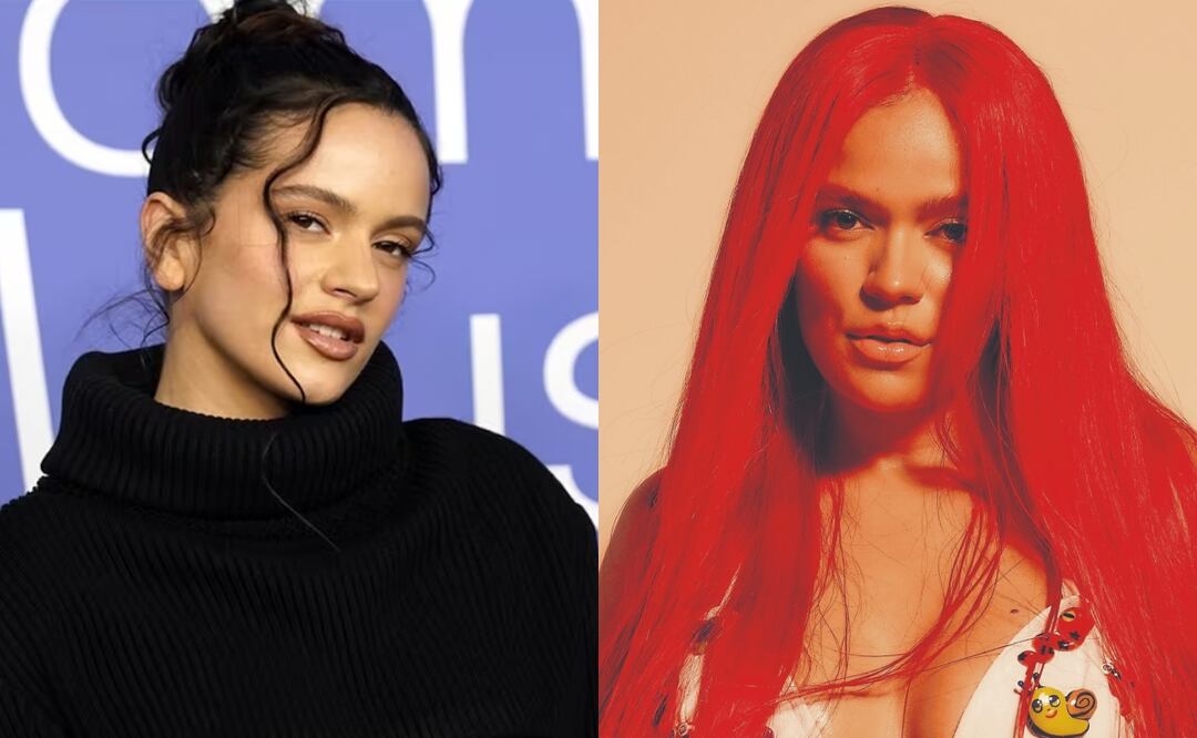 Rosalía “reta” a Karol G por ‘Despechá’ y presume abdomen de acero. Foto: AP / EFE