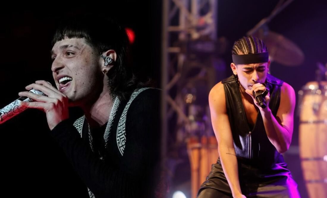 "Peso Pluma" cancela en Viña del Mar y en su lugar cantará "Trueno". Fotos AP/ EFE