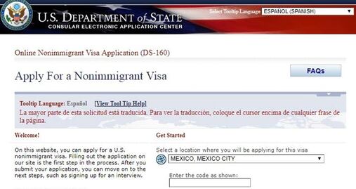 Errores más comunes al llenar la solicitud de visa DS-160 
