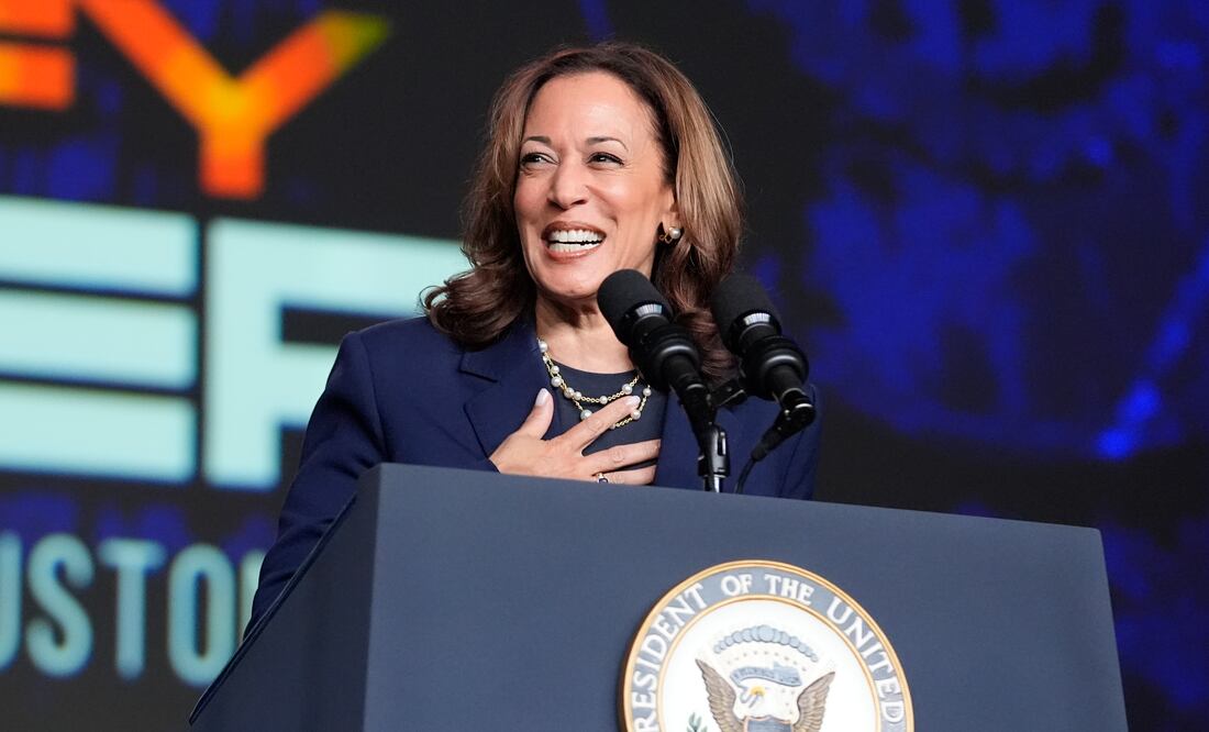 Kamala Harris se convierte en la candidata demócrata a la Presidencia de Estados Unidos. AP Photo/LM Otero