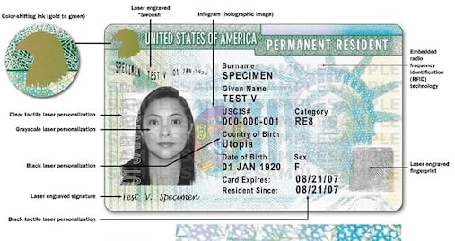 La 'Green Card' de reunificación familiar que Donald Trump quiere limitar