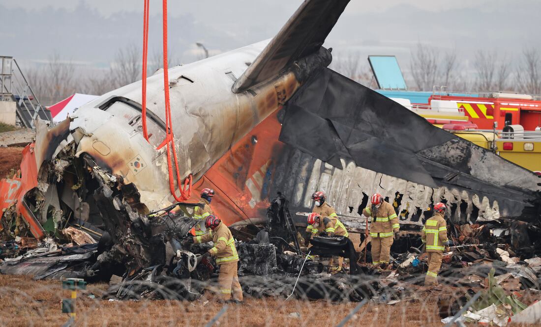 Tragedia aérea en Corea del Sur, el más mortal de los varios incidentes fatales de 2024. Foto: EFE